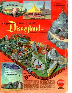 an old disneyland map is shown on the phone