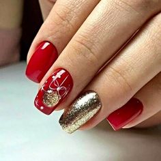 GOLD Ornament-xmas Nails-luxury Nails-press on Nails-christmas - Etsy Red Christmas Nails, Christmas Gel Nails, Her Nails, Christmas Nail Art Designs, Christmas Nails Acrylic, Xmas Nails, Luxury Nails, Fancy Nails, Gold Nails