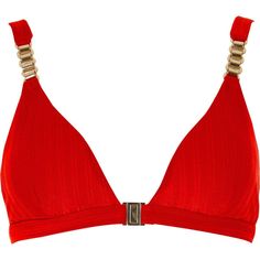 Red chain triangle clip front bikini top Cute Cartoon Images, Cartoon Images, Red Aesthetic, String Bikinis, Chic Outfits, Kim Taehyung, Cute Cartoon