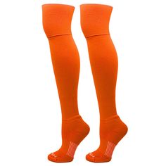 Lightweight and durable Sports socks made to go over the knee. Made in the USA Small - Youth 12-5 Medium - Adult 6-9 Large - Adult 9-13 Dry, Lightweight Fabric: Moisture Management Yarns Compression Zones and Double Welt Top Make these Stay Put Ergonomic Cushioning in the Foot for Durability and Comfort CUSTOM options: Color and Logo Football Socks, Over The Knee Socks, Sports Socks, Ankle Support, Patterned Socks, Tube Socks, Knee Socks, Sock Shop, Knee High Socks