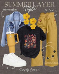 Late Summer Outfits Work, Yellow Pants Outfit Work Attire, Plus Size Trendy Outfits, Comfy Jeans Outfit, Late Summer Outfits, Stylish Work Attire, Teacher Outfits, Mom Outfits, Business Casual Outfits