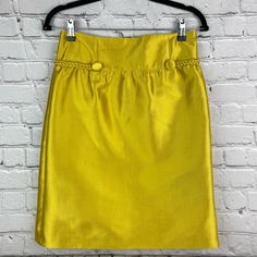 Reiss Size 8 Yellow Gold Silky Lined Skirt. New Without Tags Condition! See Photos For Measurements Yellow Line, Lined Skirt, Gold Yellow, Womens Skirt, A Line, Yellow Gold, Skirt, Tags, Yellow