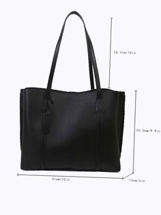 Bag For Love - Minimalist Tote Bag - Women Tote Bags Product Description Color Black Quantity 1 piece Type Shoulder Tote Bag Material PU Leather Coating 100% Polyurethane Composition 100% Polyurethane Size Chart INCH CM Size Bag Width Bag Height Bag Length one-size 5.1 10 13.4 Size Bag Width Bag Height Bag Length one-size 13 25.5 34 Similar Products h2 { text-align: center; } .red-box { width: 100%; display: flex; flex-direction: row; flex-wrap: wrap; justify-content: center; } .red-box > div { Minimalist Tote Bag, Minimalist Tote, Shoulder Tote Bag, Black Tote Bag, Shoulder Tote, Womens Tote, Olivia Mark, Leather Coat, For Love