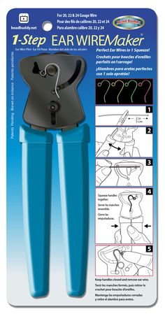 the instructions for how to use an ear wire maker in your home or office area