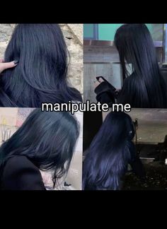 Blue Tint Black Hair, Blueish Black Hair, Asian Blue Hair, Black With Blue Hair, Midnight Blue Hair, Navy Blue Hair, Navy Hair, Dyed Hair Blue