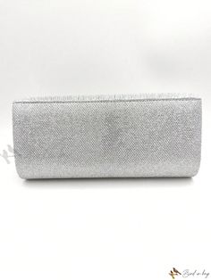 Bird in Bag - Exquisite Diamond-Encrusted Pleated Clutch Bag - Ideal for Weddings, Gifts, Festivals, and Evening Parties - Perfect for Women Silver Rectangular Evening Bag For Reception, Silver Clutch For Reception, Silver Clutch Evening Bag For Reception, Box Bag Pattern, Weddings Gifts, Silver Bag, Silver Bags, Mini Handbags, Box Bag