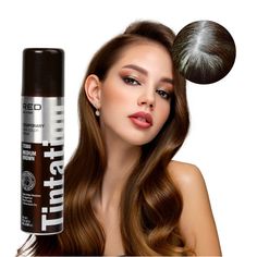 Kiss TintnationTemporary Hair Color Spray 2.82 oz TYPE: Hair Color Spray DESCRIPTION: Highly Water-Resistance Smudge-Proof Olive Oil Extract Pillow Friendly 1 Minute Dry Time Hair Colour Brown, Temporary Hair Color Spray, Covering Grey Roots, Root Cover Up, Hair Color Spray, Grey Roots, Temporary Hair Color, Color Spray, Spray Can