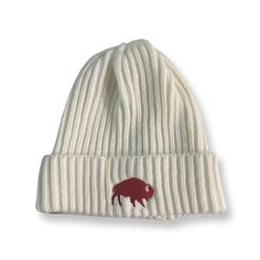 Custom Bills Beanie (white with red buffalo) Premium Winter Warm Knit Medium Thickness Adult Beanie Hat     Medium thickness     100% Acrylic     One size fits most (It stretches) Buffalo Hat, White Beanie Bonnet, One Size Fits Most, Red Beanie Hat, One Size Fits Most, Handmade Red Beanie One Size, Red Cotton Winter Beanie, Gold Threads, Skull Cap Beanie, Logo Color, Skull Cap