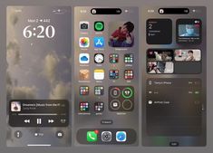 an image of the home screen of a cell phone with various icons on it, including numbers and other things