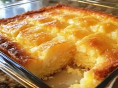 a close up of a cake in a pan