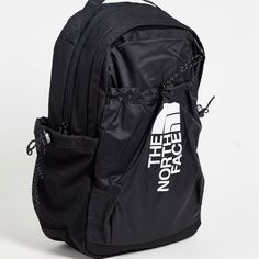 Nwt The North Face Backpack In Black Details Tech Specs. Dimensions: 12" X 5" X 17" (30.5 Cm X 12.7 Cm X 43.2 Cm). Laptop Sleeve: 11.5" X 11.5" (29.2 Cm X 29.2 Cm). Volume: 19 Liters. Materials: 600d Polyester With Non-Pfc Durable Water-Repellent (Non-Pfc Dwr) Finish And Translucent Cordura Ripstop. Functional The North Face Backpack, Functional The North Face Standard Backpack, The North Face Black Backpack For Travel, The North Face Black Outdoor Bag, The North Face Black Travel Backpack, Black The North Face Outdoor Bag, The North Face Everyday Backpack, The North Face Black Backpack For Outdoor Activities, The North Face Black Standard Backpack