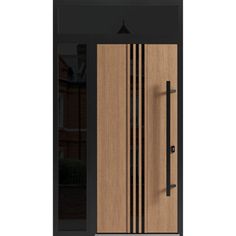 an image of a modern wooden door