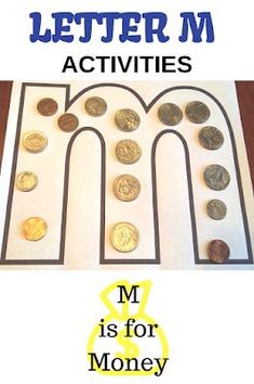 the letter m is for money activity