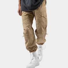 Mnml Tech Cargo Pants Size 42 Tags Attached Streetwear Pants With Patch Pockets, Streetwear Trousers With Patch Pockets, Casual Cargo Pants With Tapered Leg, Casual Full Length Cargo Pants For Streetwear, Khaki Pants With Hip Pockets For Streetwear, Casual Khaki Cargo Pants For Streetwear, Casual Streetwear Bottoms With Cargo Pockets, Streetwear Bottoms With Patch Pockets And Tapered Leg, Casual Cargo Bottoms For Streetwear