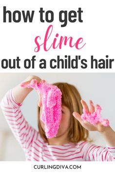 How To Get Slime Out Of Hair, How Make Slime, Easy Diy Slime, Slime Hair, Make Slime At Home, Olive Oil Mayonnaise, Sticky Candy, Water Slime