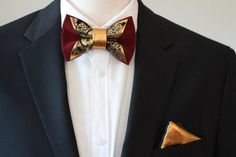 Dapper Gold Bow Tie For Formal Occasions, Gold Dapper Bow Tie For Formal Occasions, Elegant Red Bow Tie As Gift, Gold Bow Tie For Formal Occasions, Gold Bow Tie With Detachable Bow For Formal Events, Gold Bow Suit And Tie Accessories As Gift, Gold Suit And Tie Accessories With Bow For Gift, Formal Gold Bow Tie With Detachable Bow, Gold Formal Bow Tie With Detachable Bow