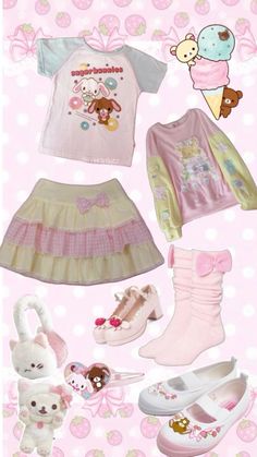 Kawaii Clothes Outfits, Outfit Layout, Harajuku Fashion