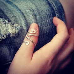 www.etsy.com/shop/JewelSplint Triggerig thumb silver ring splint Engraved Jewelry, Acupressure, Jewelry Crafts, Heart Ring, Ear Cuff