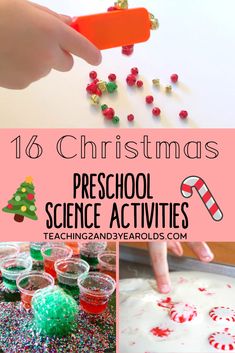 christmas pre school science activities for kids to do with the holiday season and other holidays