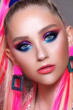 80 Makeup And Hair, 80s Eye Makeup, Eyeshadow Combinations, 80s Makeup Trends, 80s Hair And Makeup, 1980s Makeup And Hair, 80’s Makeup, 80s Makeup Looks