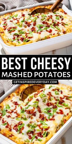 the best cheesy mashed potato casserole recipe