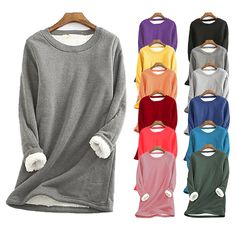 Women's Casual Dress Sweatshirt Dress Winter Dress Mini Dress Teddy Fleece Home Daily Going out Basic Casual Crew Neck Long Sleeve Regular Fit Wine Red Big red Black Color S M L XL XXL Size 2023 - US $26.99 Black Solid Color, Color Home, Midi Shift Dress, Plain Dress, Womens Shift Dresses, Red Fleece, Palau, Vestido Casual, Womens Basic