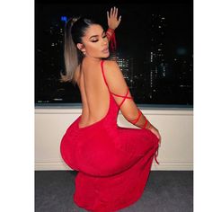 Super Cute And Stylish Ships In 5-10 Business Days Red Backless Dress For Summer Prom, Red Stretch Backless Maxi Dress, Red Backless Maxi Dress For Party, Chic Red Backless Maxi Dress, Red Maxi Length Backless Dress, Red Maxi Length Bodycon Party Dress, Red Maxi Length Bodycon Dress For Party, Sleeveless Spring Maxi Dress For Red Carpet, Sleeveless Maxi Dress For Spring Red Carpet