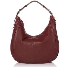 Lucky Brand Leather Hobo Bag New With Tags Lucky Brand Ebon Hobo Bag Genuine Leather Color Sugar Red Interior- 1 Zip Pocket, 2 Slip Pockets Exterior Front- Lucky Brand Logo Exterior Front- 2 Exterior Zip Pockets- Adjustable Strap Color Similar To Burgundy Wine Soft Genuine Leather 11 L" X 17 W" X 3.5 D" Travel-ready Burgundy Hobo Bag With Zipper Closure, Everyday Red Soft Leather Hobo Bag, Burgundy Shoulder Bag With Zipper For Errands, Burgundy Shoulder Bag With Zipper Closure For Errands, Burgundy Shoulder Bag For Errands With Zipper Closure, Burgundy Shoulder Hobo Bag With Zipper Closure, Chic Burgundy Crossbody Hobo Bag, Burgundy Soft Leather Shoulder Bag For Errands, Burgundy Soft Leather Hobo Bag For Errands