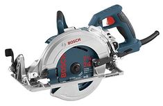 bosch circular saw on white background