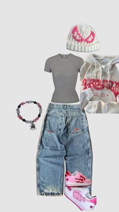 Look Grunge, Outfit Inspo Casual, 2000s Fashion Outfits, Looks Street Style, Swaggy Outfits, Simple Trendy Outfits, Cute Everyday Outfits, Cute Simple Outfits, Really Cute Outfits