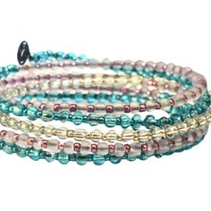 Newly Released For Our Got Pride Collection, This Iconic Beaded Wrap Bracelet Celebrates Transgender Pride And Visibility, And Living As The Best Version Of Yourself! Description: In A Circle Of Complimentary Colors, A Combination Of Glass Beads Make This Editorial Piece Unique, Shining, And Stunningly Beautiful. Perfect For Pairing With Designer Jewelry Or Avant-Garde Fashion Wear. Slight Natural Variations In Bead Color And Bead Texture Will Occur. Size: Osfa Complimentary Gift With Purchase! Pride Collection, Black Beaded Bracelets, Best Version Of Yourself, Beaded Crafts, Complimentary Colors, Avant Garde Fashion, Gift With Purchase, A Circle, Fashion Wear