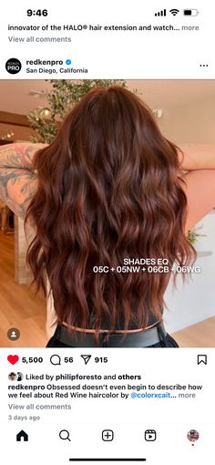 Diy Balayage Highlights, Shades Eq Toner Formulas Red, 7cb Shades Eq, Fall Hair Color Formulas Redken, Shades Eq Mahogany Formula, Copper Brown Shades Eq Formula, Redken Shades Copper Formulas, Redken Rose Gold Formula Shades Eq