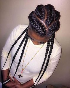 Black Women Protective Styles, Different Braid Hairstyles, Black Women Cornrows, Braids Hairstyles For Black Women, Women Cornrows, Corn Rows, Braids For Black