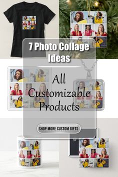 the 7 photo collage ideas for all customizable products