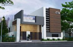 this is an image of a modern style house