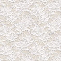 white lace fabric with flowers on it