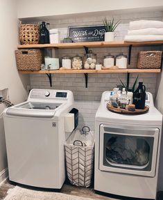 5,604 Likes, 229 Comments - Laurie | TheGlamFarmhouse.com (@theglamfarmhouse) on Instagram: “Listen- idk when the turning point into that part of adulthood where I got excited about taking…” Laundy Room, Laundry Room Update, Dream Laundry Room, Laundry Room Renovation, Farmhouse Laundry Room, Laundry Room Remodel, Laundry Room Inspiration, Laundry Closet, Laundry Decor