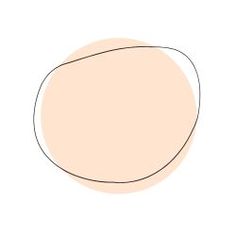 a drawing of an oval shape on a white background