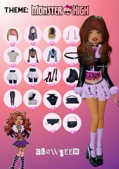 no vip. #fyp #dresstoimpressideas #monsterhigh #aesthetic Favorite Show Dti Outfit Idea, Dti Outfits Ideas Theme Monster High, Claudine Wolf Dress To Impress, Clawdeen Dti Outfit, Dti Theme Clawdeen, Mister High Dress To Impress, Roblox Dress To Impress Outfits Monster High School, Moster High School Dti Outfit