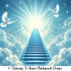 Honor the memory of your loved one with our Stairway to Heaven & Doves with Cloud Background memorial art. This beautiful piece features delicate doves gracefully flying against a serene cloud-filled sky, symbolizing peace and eternal rest. Perfect for commemorative services and as a lasting tribute, this artwork brings comfort and solace during times of remembrance. Key Features: - High-quality print - Available in 8.5 x 11 to suit memorial programs - Ideal for funeral homes, memorial services, Heaven Gates, Heaven Design, Cloud Background, Memorial Services, Memorial Art, Heaven's Gate, Lion And Lamb, Photoshop Backgrounds Free, Memorial Program