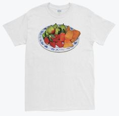 Fruit T Shirt, Fruit Plate, Selling Clothes, Cool Shirts, Custom Tshirts, Custom Shirts