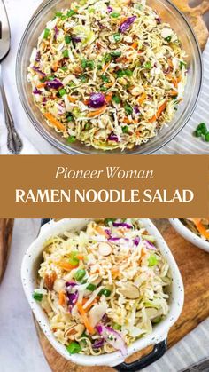 Pioneer Woman Ramen Noodle Salad Best Ramen Salad Recipe, Asian Ramen Coleslaw, Coleslaw With Ramen Noodles Recipe, Ramen Noodle And Cabbage Recipes, Coleslaw Salad With Ramen Noodles, Pioneer Woman Sesame Noodles, Ramen Coleslaw Salad Asian Slaw, Salad With Ramen Noodles And Almonds, Salad Recipes With Ramen Noodles