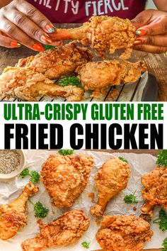 the ultimate guide to how to make ultra crispy gluten free fried chicken