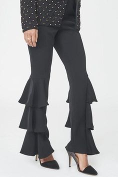 The style of trousers to be sporting this season, these frill side tailored beauties will bring a playful update to your basic work and evening wardrobes. Great for the office with some pointed heels, or straight to meet your girls for a night out with some striking stilettos. We’re calling these an investment item – not to be missed. Frill Side Tailored Trousers Polyester Hand wash Imported Brand: Lavish Alice Lavish Alice, Pointed Heels, Tailored Trousers, No Frills, The Office, Investment, Night Out, Hand Wash, Trousers