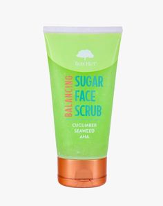 Calm, restore and smooth tired-looking skin to reveal a refreshed, radiant complexion. Skin feels balanced & clean upon rinsing. Sugar Face Scrub, Cucumber For Face, Sugar Scrub For Face, Tree Hut, Face Scrub, Fashion Logo, Facial Care, Facial Skin Care, Castor Oil