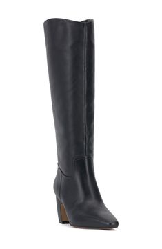 Vince Camuto Cristen Knee High Boot (Women) | Nordstrom High Shaft Heeled Boots For Work, Workwear High Shaft Heeled Boots, Classic Knee-high Boots With Medium Width, Wide Calf High Shaft Heeled Boots For Work, Knee-high Heeled Boots With Sculpted Heel For Formal Occasions, Formal Knee-high Heeled Boots With Sculpted Heel, Classic Wide Calf Knee-high Boots, Wide Calf Knee-high Boots With Leather Lining For Office, Classic Tall Knee-high Boots With Wide Calf