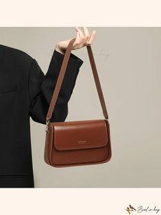 Bird in Bag - Genuine leather female bags female brand bags Large Capacity Business Flap Bag, Large Capacity Square Leather Flap Bag, Female Bags, Brown Leather Crossbody Bag, Fall Clothes, Brand Bags, Word Wrap, Bird In Bag, Branded Bags