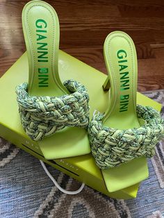 Great quality shoes from Gianna Bini. Size 8, would fit best as 7.5 Brand new Old stock with Box Let me know if you have any questions.  Thank you for visiting VintedLuxe Fashion Shoes Heels, Shoes Heels Classy, Open Toe Heels, Heels Classy, African Fashion, Women's Shoes Sandals, Heeled Boots, Open Toe, Womens Sandals