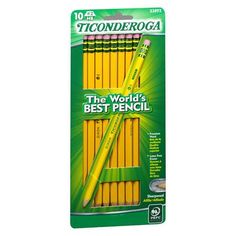 the world's best pencils are yellow