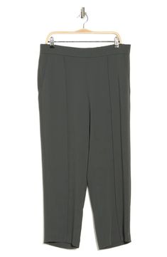 Vince Mid Rise Pull-On Tapered Pants | Nordstromrack Casual High-waisted Pull-on Dress Pants, Spring Business Casual Dress Pants With Elastic Waistband, Office Pull-on Tapered Leg Pants, Tapered Leg Office Pants, Spring Workwear Pants With Pull-on Style, Casual Tapered Leg Pull-on Dress Pants, Versatile Pull-on Dress Pants For Work, Straight Dress Pants With Pull-on Style For Spring, Spring Workwear Dress Pants With Elastic Waistband